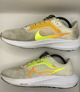 Nike Mens Air Zoom Pegasus 40 Coconut Milk Running Shoe Size UK 8.5 DV3853-101  - Picture 1 of 7