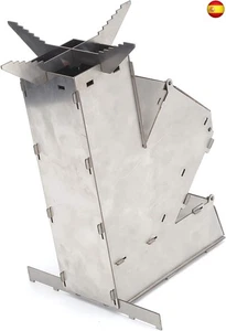 Estufa Rocket, Estufa de leña portátil fácil de Quemar, fácil de Limpiar para ca - Imagen 1 de 9