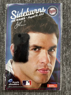 Joe Mauer Head & Shoulders Side Burns 2012 - Minnesota Twins - Nuevo Foto 1 de 2