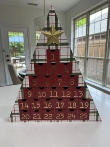 Target Wonder Threshold Wood Christmas Tree Advent Calendar - Picture 1 of 9