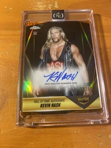 2025 Topps Chrome WWE Kevin Nash Autograph #/25 Card Hall Of Fame Autograph - Picture 1 of 2