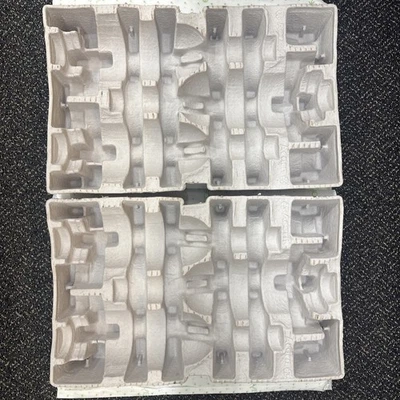 3 Pack Wine Bottle Shipper, Packaging, Molded Cardboard, 🍷used - Image 1 of 4