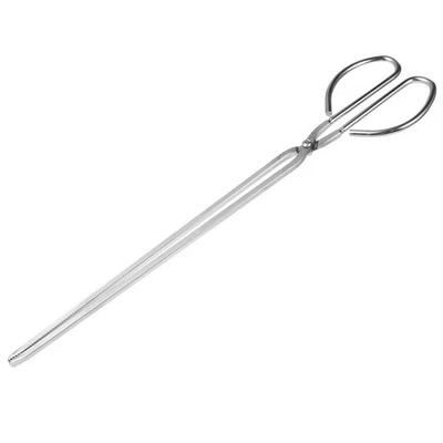 Pinze in acciaio inossidabile Accessori da cucina anti-scaldamento (argento) - Immagine 1 di 4