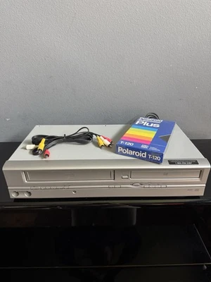 Emerson VCR DVD Combo Player VHS Recorder EWD2004 + New Tape & Cables No Remote - Image 1 of 4