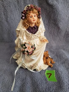 The Dollstone Collection “Yesterdays Child” 2001 Heather Bride  3573 Rehearsal - Picture 1 of 2