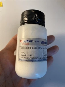Yttriumoxid Y2O3 100g Pulververdampfungsmaterial 99,99% hochrein - Bild 1 von 3
