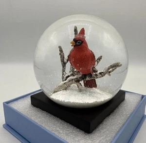 Red Singing Cardinal Cool Snow Globe by CoolSnowGlobes 2021 (4.5" x 4" x 4") - Picture 1 of 9