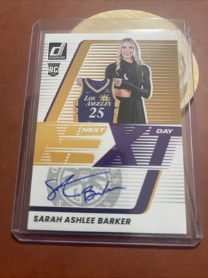 2025 Panini Donruss WNBA Basketball Next Day Sarah Ashlee Barker Auto Rookie - Image 1 of 2