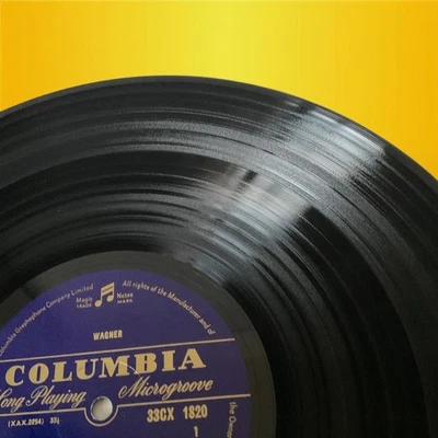 Otto Klemperer - Wagner Orchestral Excerpts - 12" Vinyl LP Mono [EX/VG] Columbia - Image 1 of 4