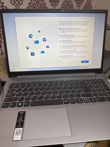 Lenovo Ideapad 1 15.6" Laptop Intel Celeron N4020 4GB RAM 128GB SSD, Cloud Grey - Afbeelding 1 van 9