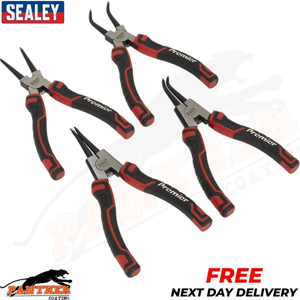 Sealey AK8457 4pc 180mm Circlip Pliers Set - Image 1 of 1