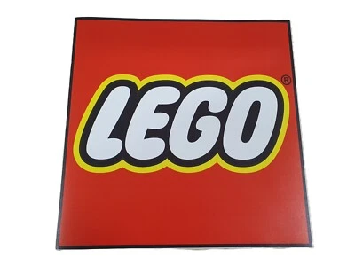 Original LEGO® XXL Logo Sticker 30x30cm Aufkleber groß Werbung Display Sammlung - Bild 1 von 2