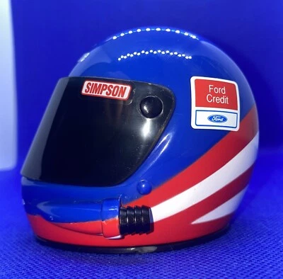 Mini Casco Dale Jarrett Simpson Limitada Primera Edición NASCAR Ford Credit QC 1:4 Foto 1 de 4