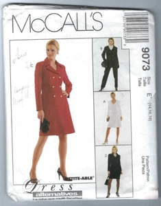 McCalls 9073 Misses Jacket Dress Pants Skirt Pattern Sz 14-16-18 - Picture 1 of 2