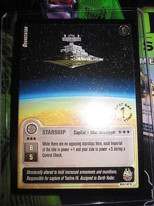 STAR WARS CCG JEDI KNIGHTS CARD MINT/N-MINT 1ST DAY B14 147 C COM DEVASTATOR - Picture 1 of 2