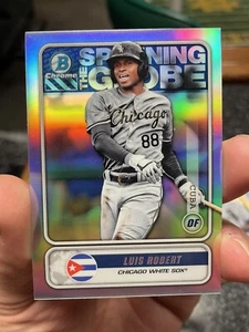 2020 Bowman Chrome Luis Robert Spanning The Globe Rookie Card #STG-LR π₯ QTY! - Picture 1 of 2