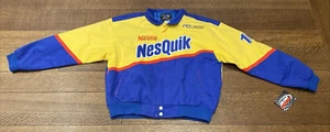 Vtg Nestle Nesquik Nascar Racing Jeff Green #10 Chocolate Milk Jacket L W/ Tag - Picture 1 of 19