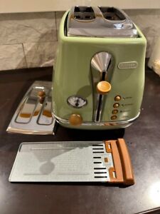 DeLonghi Pop-up Toaster ICONA Vintage Collection CTOV2003J-GR Olive Green