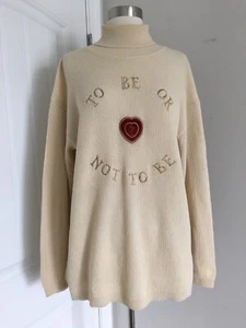 VTG CENTRO BY ICEBERG VIRGIN WOOL TURTLENECK SWEATER SIZE 42 US L MADE IN ITALY - Picture 1 of 9