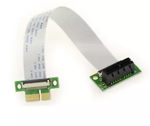 Riser PCI Express 1x - Flex Button Flexible FPC - 2 Lengths Origi, 15cm And 25cm - Picture 1 of 1