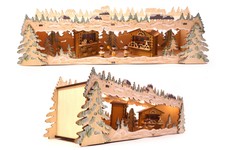 Schwibbogen Unterstellbank LED WINTERMARKT Erhöhung Fensterbank Lichterbogen #