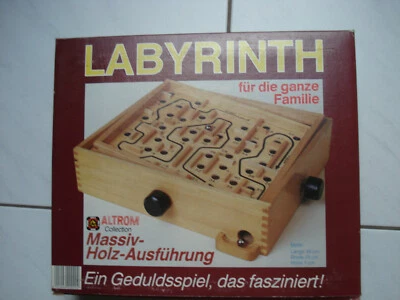 Labyrinth Altrom, Massiv-Holz Geschicklichkeit Geduldsspiel - Bild 1 von 4
