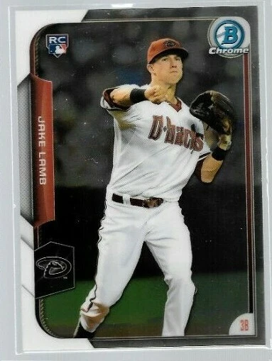 2015 Bowman Chrome Jake Lamb Rookie #168 Diamondbacks - Image 1 of 1