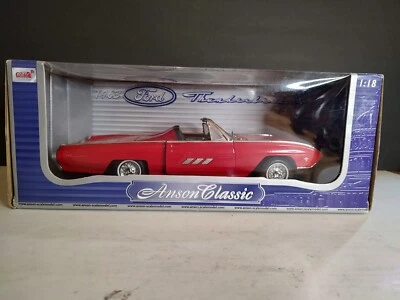 Anson Classic 1:18 1963 Ford Thunderbird New In Box Officially Licensed By Ford. - Image 1 of 4