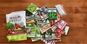 Garden Basic Survival Vegetable Garden Kit, Over 16,000 Non-GMO Garden plants - Picture 1 of 3