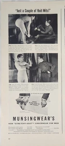 Munsingwear 1941 para hombre anuncio vintage solo un par de ingenios de punto - Imagen 1 de 2