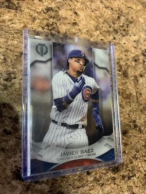 2019 Topps Tribute #38 Javier Baez Chicago Cubs Base - Image 1 of 2