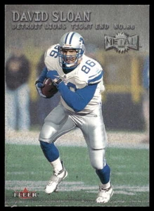 David Sloan 2000 Metal #126 Detroit Lions - Picture 1 of 2