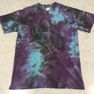 Liquid Blue Jimi Hendrix Mens Medium T-Shirt - Purple Haze Tie Dye M - Picture 1 of 11