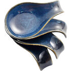 L&#246;ffelhalter 4er Set Keramik Blau f&#252;r Herdplatte K&#252;che Tisch-BU