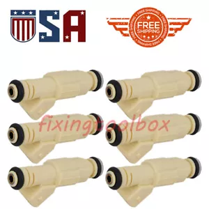 For Buick Regal Pontiac Chevy Impala 3.8 Set of 6 Fuel Injectors 36LB 0280155811 - Foto 1 di 10