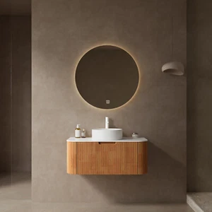 24" 30" 36" Wall Mounted Bathroom Vanity Floating Cabinet w/Ceramic Sink, Drawer - Picture 1 of 19