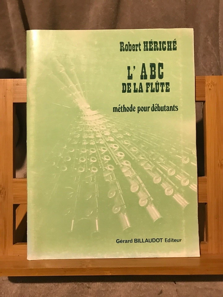 Robert Hériché L'ABC de la flûte méthode pour débutant partition éd. Billaudot - Photo 1/1