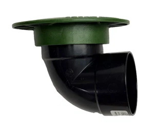 321 NDS 3" Pop-Up Drain Elbow Springloaded With Green Top 4" NDS 420 - Picture 1 of 7