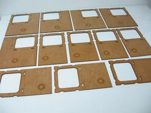 12 stück Spur 1 WiLaMo Stadthaus Grundplatte ,Gehweg 1:32,Lasercut Bausatz - Bild 1 von 9