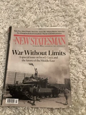 New Statesman Magazine bundle 2023 x 4 Issues War Without Limits Israel Special - Image 1 of 4