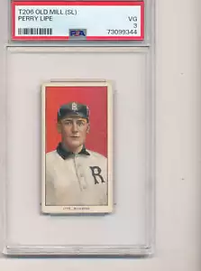 t206 Old Mill (SL) Perry Lipe Richmond card psa 3 vg bxm3 - Picture 1 of 2