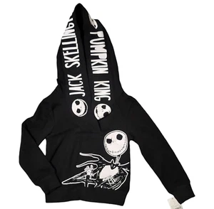 The Nightmare Before Christmas Disney Jack Skellington Hoodie Sweatshirt Size XS - Picture 1 of 8