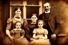 Ghostly Face Victorian London Family Portrait_0