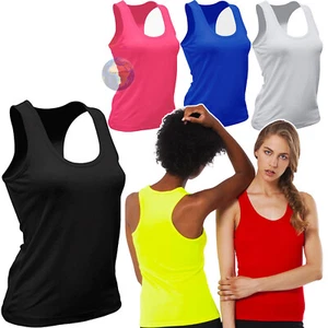 CANOTTIERINA da DONNA Vogatore SPORTIVA Palestra PILATES Yoga T-SHIRT Canotta - Imagen 1 de 8