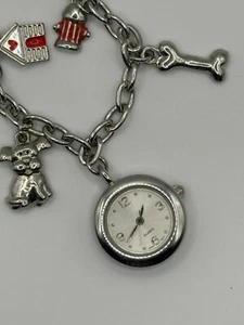 Woman's G.I.I. No Boundaries Charm Bracelet Watch Dog Theme Blnbol8238 8-13-2377 - Picture 1 of 9