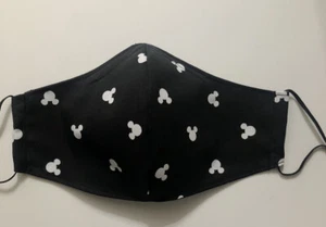 Mask up Mickey Mouse Washable Mask-Nose Wire, Adjustable Earloop,Filter Pocket - Picture 1 of 5