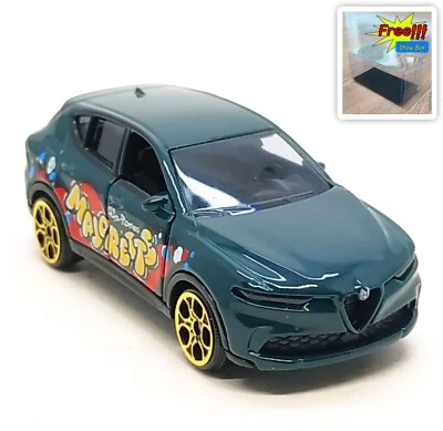 Majorette Alfa Romeo Tonale Serie 11 Graffiti Dark Green 1:59 (3") no Package - Image 1 of 4