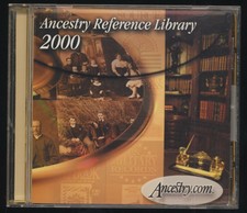 Ancestry Reference Library 2000 PC CD Family Genealogy Research