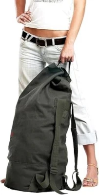 NEU Canvas Seesack Rucksack 50Liter für Outdoor Camping Angeln Zelten See Urlaub - Bild 1 von 4