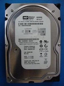Western Digital WD800BB-63JKC0 IDE 80GB Hard Drive DCM: HBBHNTJCH Tested - Picture 1 of 4